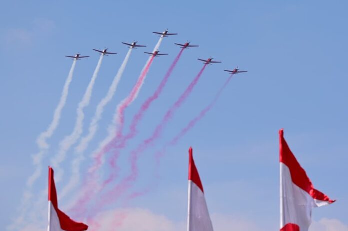 Atraksi Udara HUT Ke-80