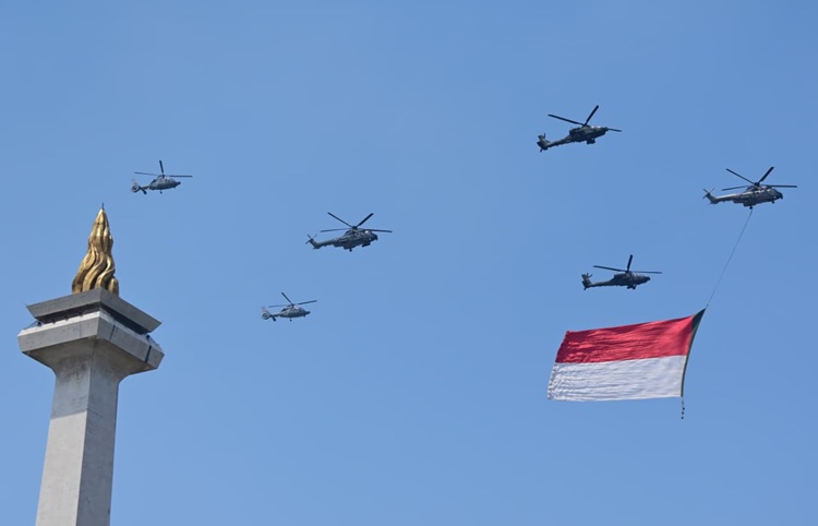 Atraksi Udara HUT Ke-80