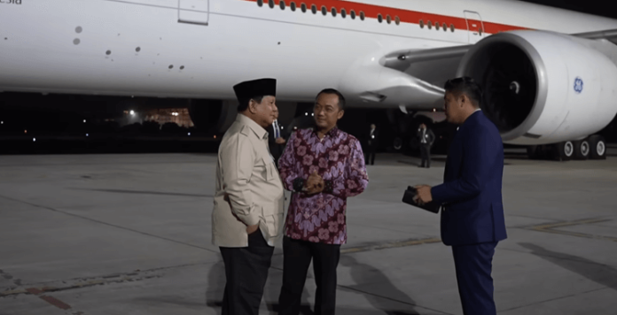 Prabowo Tiba di Tanah Air