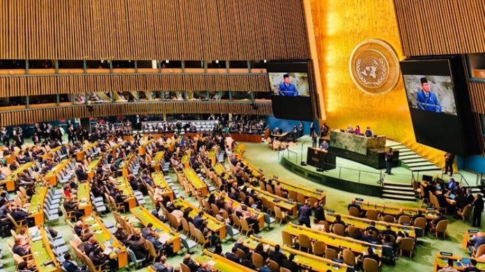 Pidato Perdana Prabowo PBB