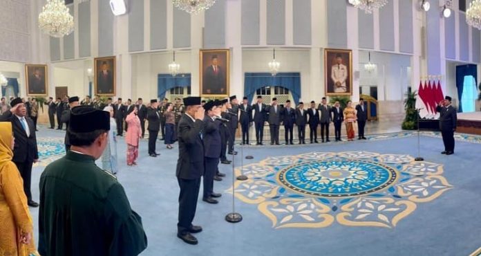 Presiden Prabowo Lantik Kepala dan Wakil