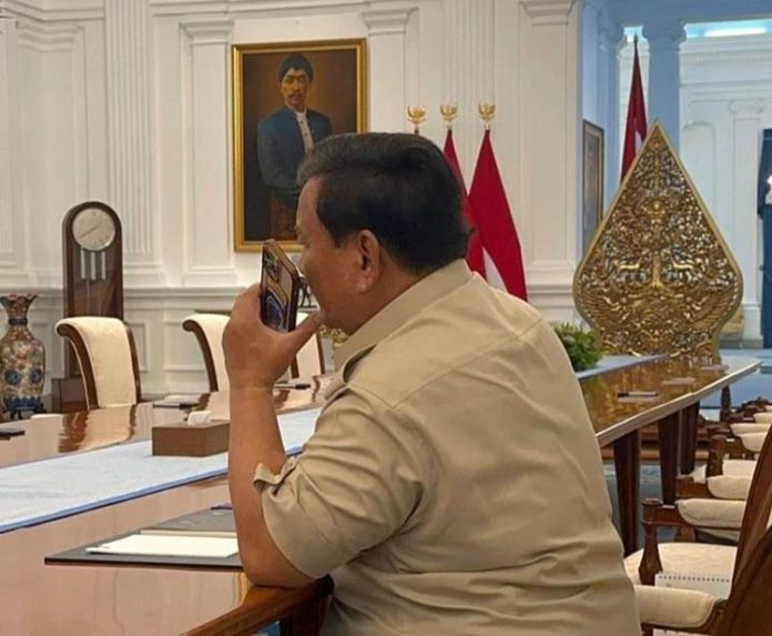 Prabowo Telepon Emir Qatar