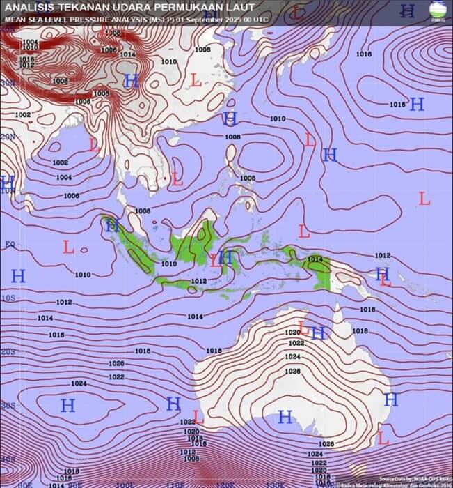 BMKG Juanda Himbau Masyarakat Waspadai Angin Kencang di Wilayah Jatim 