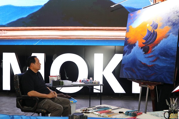 Rayakan HUT ke-24, SBY Serahkan Lukisan ‘Only The Strong’ Kepada Kader Demokrat