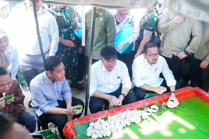 Wapres Gibran Pasar 16 Ilir