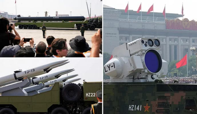 Deretan Alutsista China Terbaru di Ajang Parade