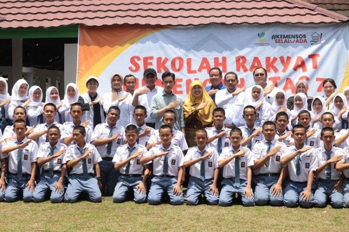 Wapres Sekolah Rakyat Palembang