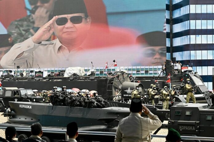 Prabowo Peringatan HUT ke-80 TNI