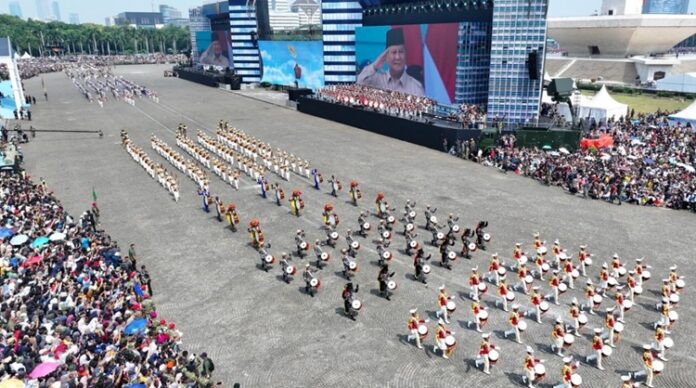 Prabowo HUT ke-80 TNI