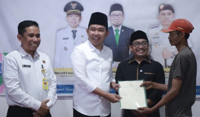 Bupati Jember Sertifikat Silo