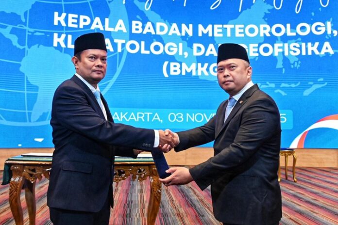 Kepala BMKG Teuku Faisal Fathani