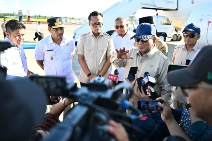 Prabowo Kunjungan Daerah Bencana