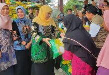 Gubernur Jatim Tinjau Pasar Murah di Bojonegoro