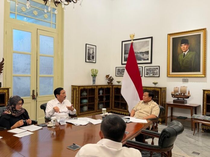 Prabowo Laporan DEN