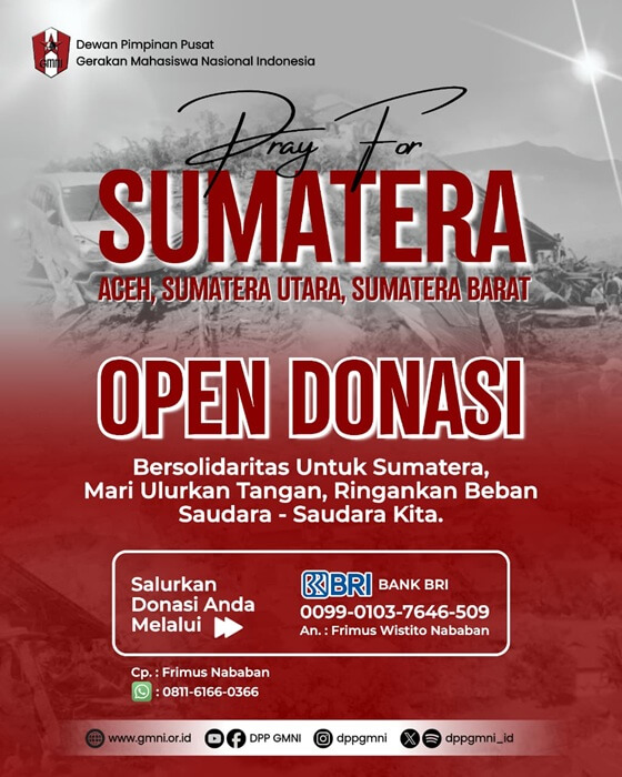 GMNI Status Bencana Nasional Sumatera