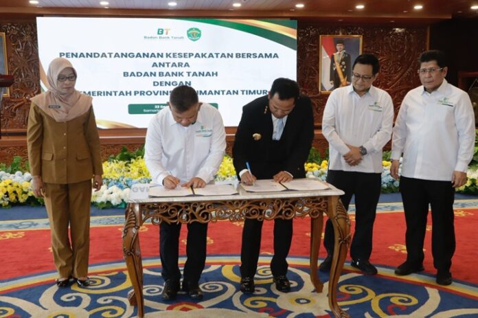 Pemprov Kaltim Badan Bank Tanah