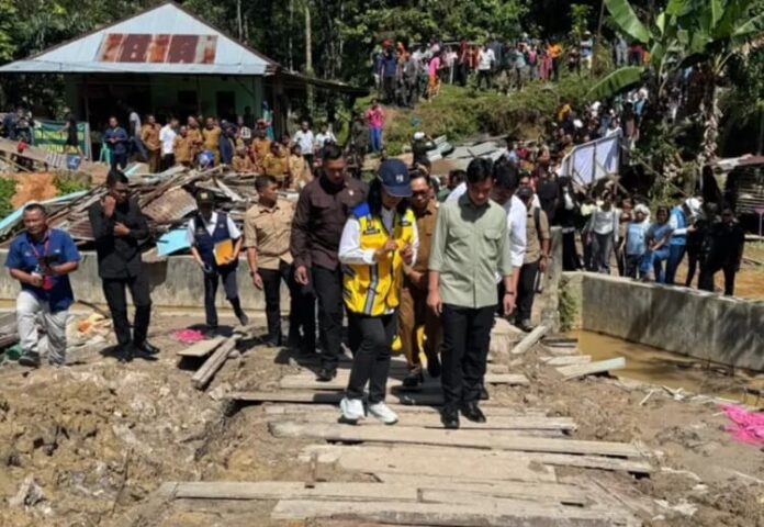 Wapres Longsor Tapanuli Utara