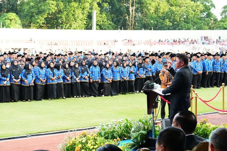 Gubernur Resmikan 5.990 PPPK Paruh Waktu Pemprov Sumsel