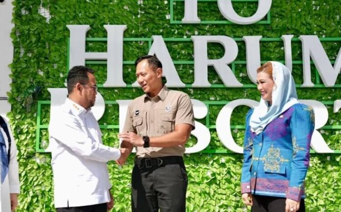 Gubernur Kaltim Menko AHY