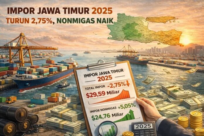 Impor Jatim 2025 Turun