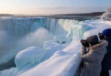 Air Terjun Niagara Membeku