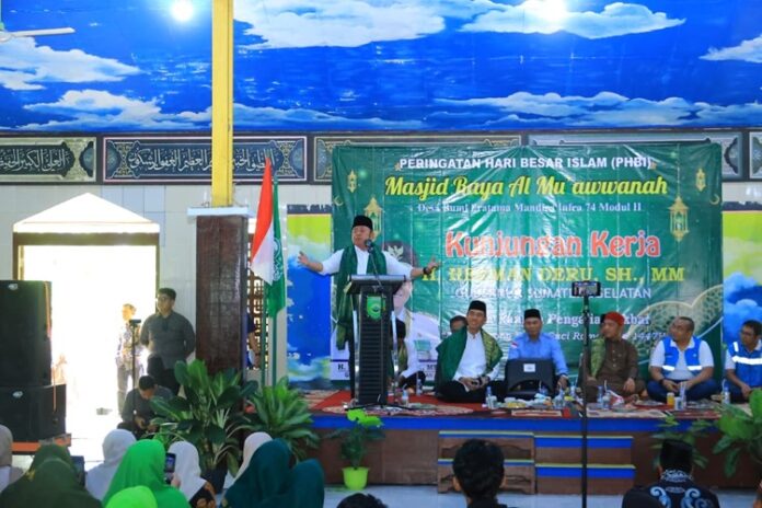 Gubernur Sumsel Sungai Menang