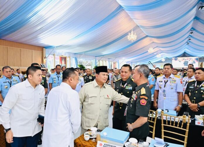 Prabowo Rapim TNI–Polri
