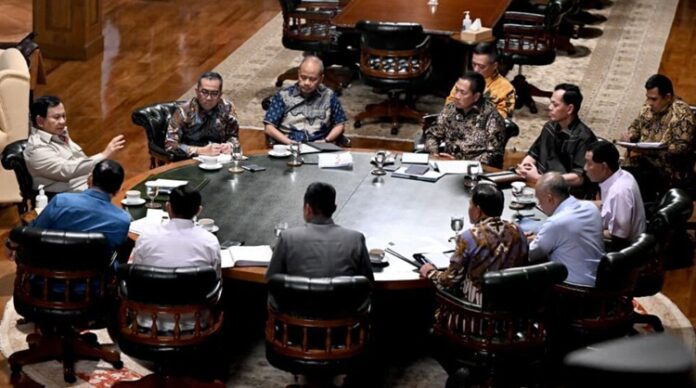 Prabowo Rapat di Hambalang