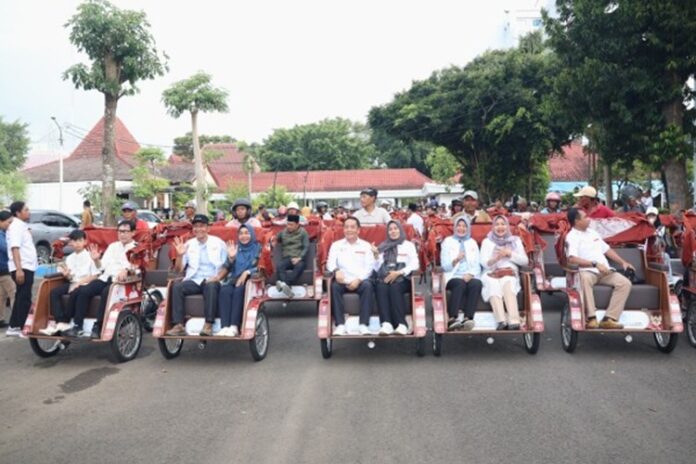 Bupati Bojonegoro Becak Listrik