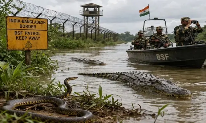 India Bakal Kerahkan Buaya dan Ular Berbisa
