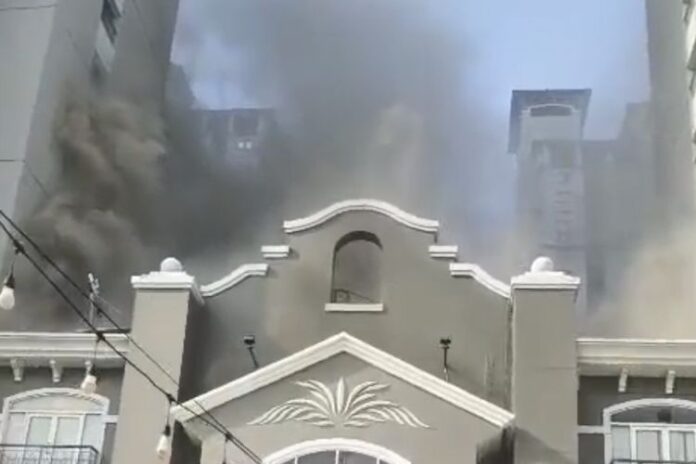 Apartemen Mediterania Tanjung Duren Kebakaran