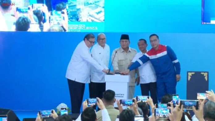 Presiden Prabowo Lakukan Groundbreaking 13 Proyek Hilirisasi