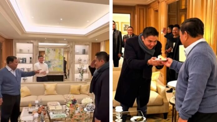 Momen Ultah Mewah Seskab Teddy