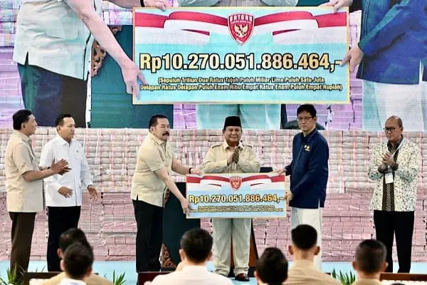 Presiden Prabowo Saksikan Penyelamatan Kekayaan Negara
