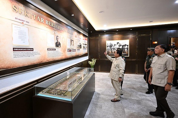 Presiden Prabowo Resmikan Museum dan Perpustakaan Seskoad