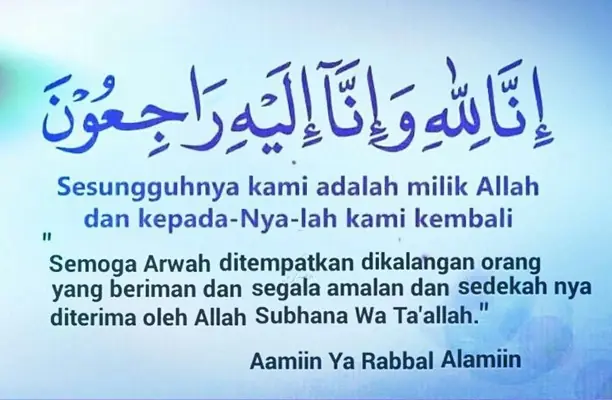 Daftar Kata-kata Ucapan Duka Cita Islami