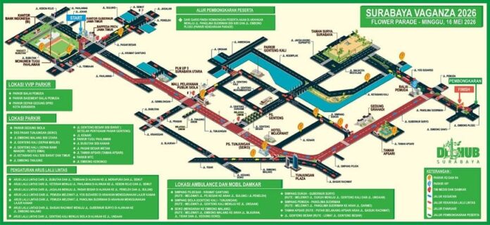 Dishub Surabaya Siapkan 15 Titik Parkir