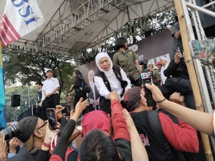 Khofifah Buruh