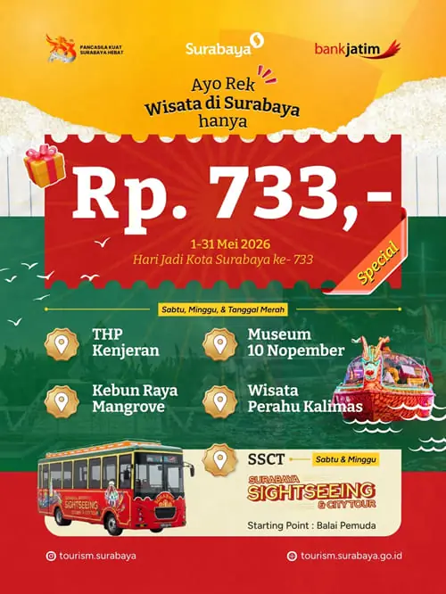 Pemkot Surabaya Hadirkan Wisata Rp733