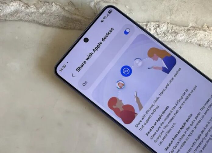 HP Samsung AirDrop Quick Share