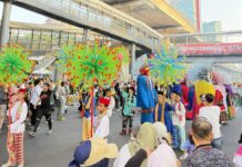 Ramai Ondel Ondel di CFD Rasuna Said, Masyarakat Jakarta Happy Rasuna Said