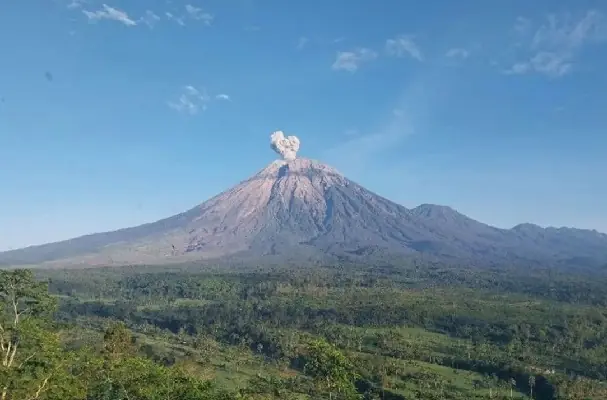 Gunung Semeru Kembali Erupsi