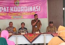 Gelar Rakor Perdana di Kecamatan Bangsalsari Jember, Plt Camat Sampaikan Program Bupati Camat Bangsalsari