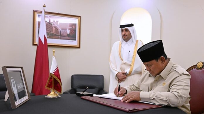 Prabowo Sheikh Hamad bin Khalifa Al Thani
